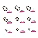 Cabilock 80pcs Single Ear Hose Clamp Assortment Stainless Steel Clamps for Motorcycle Automotive Industrial Use