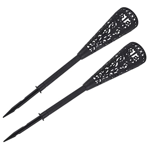 IMIKEYA Jarrones De Cementerio con Púas De Plástico Hueco, 2 Piezas, Diseño Cónico, Resistentes y Seguros para Lápidas Mortuorias, Ideales para Decoración De Tumbas y Flores Artificiales