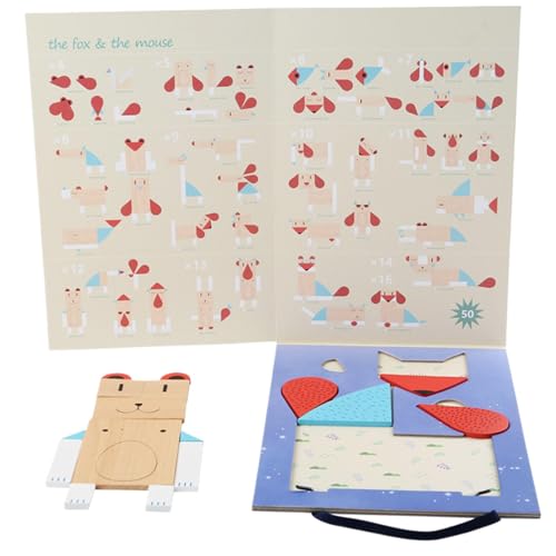 Juguete de preescolar de animales, rompecabezas preescolar en de animal | Preescolar niños Puzzle de animales educativos Juguete,Desarrolla la coordinación mano-de la actividad de aprendizaje temprano