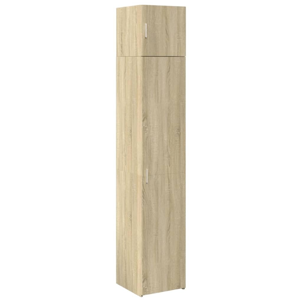 SKM Armario Estrecho Madera ingeniería Roble Sonoma 40x42,5x225 cm,Mobiliario,Armarios y Almacenamiento,Aparadores,Marrón,52.6 kg,3281275