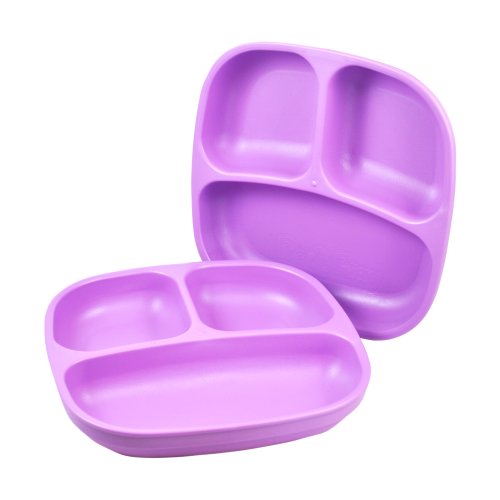 Re-Play Divided Plates, Purple, 2-Count
