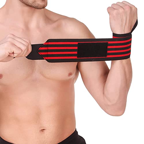 Image of Gym Wrist Supporter for Men & Women Wrist Band for Gym with Thumb Loop