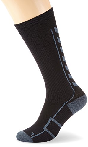 Hummel Calzini High Tech Colore Nero-Grigio Scuro