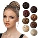 Donut Chignon Clip in Hair Bun Extension Blond Ballerina Synthetic Hairpieces Drawstring Updo Hair Piece Brown Brunette For Women Gril Lady Accessories SARLA Q3&27/613