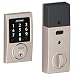 (New Model) Schlage Connect Century Touchscreen Deadbolt with Z-wave Technology and Extra Key BE468 (Satin Nickel)