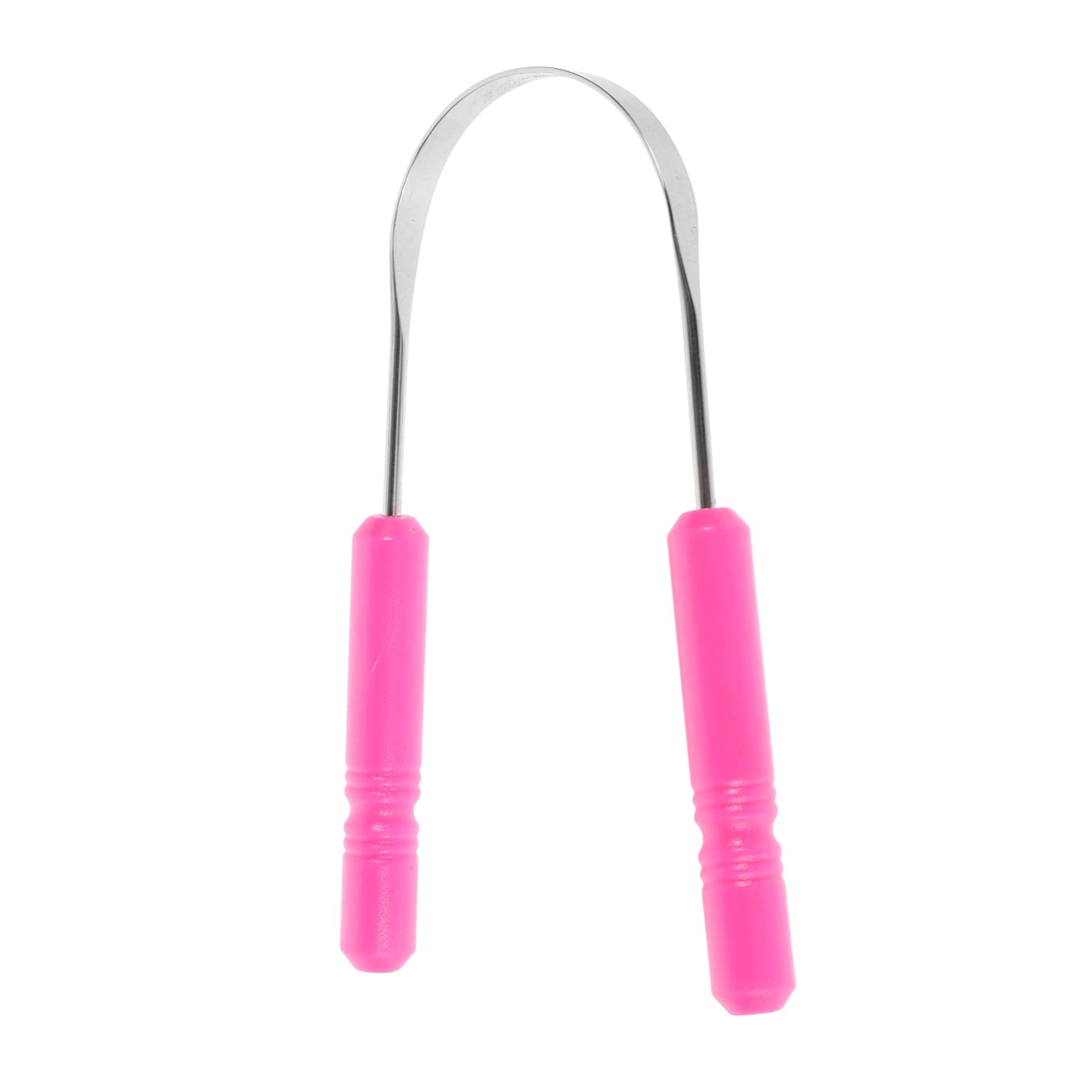 IWOWHERO Sturdy Stainless Steel Tongue Scraper Portable Oral Care Tool for Fresh Breath and Enhanced Curved Design for Easy Use and Cleaning Single Unit