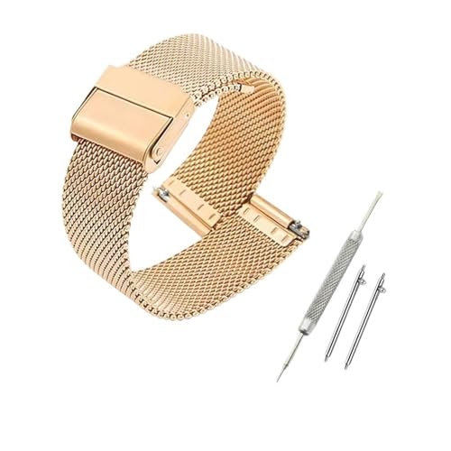 Bracelet de montre en acier inoxydable anti corrosion maillons reglables