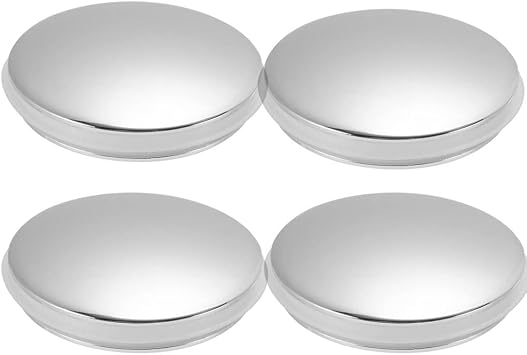 4pcs 38Mm Pop Up Click Clack Plug Replacement for Most Bathroom Sink Stopper, M8 Thread Sink Basin Push Button Cap, Brass Wash Basin Drain Cover