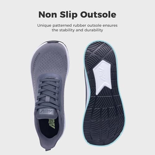 Image of GANNOU Wide Toe Box Shoes for Men Arch Support Walking Shoes Plantar Fasciitis Orthotic Tennis Sneakers