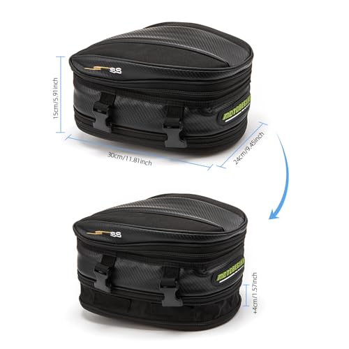 evomosa Motorrad Rücksitz Tasche Wasserdicht Große Kapazität Heck Tasche Universal Motorrad Reisegepäck Satteltasche Hecktasche