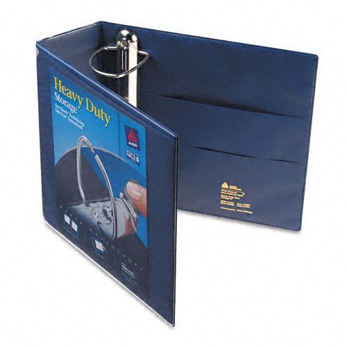 Avery : Nonstick Heavy-Duty EZD Reference View Binder, 4in Capacity, Navy Blue -:- Sold as 2 Packs of - 1 - / - Total of 2 Each #1