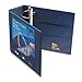 Heavy-Duty View Binder w/Locking 1-Touch EZD Rings, 4" Cap, Navy Blue