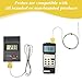 Yunsailing Type K Thermocouple Probe Tl1004 K Type Sensor Probes Metal Mini Connector Temperature Sensor for Meter in Temperature Range from 0 to 500 Celsius(3 Pcs)