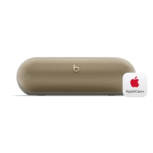 Beats Pill - Wireless Bluetooth Speaker with AppleCare+ (2 Years) - Champagne Gold