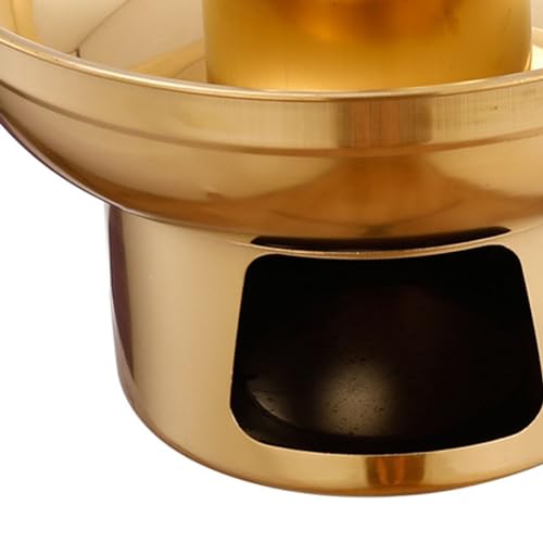 Septpenta Edelstahl Trockeneis Fonduetopf, Hergestellt aus 410Er Edelstahl, Raucheffekt, Luxuriöses Partygeschirr für Eis, Dessert, Milch, Tee (klein) 9 Septpenta Edelstahl Trockeneis Fonduetopf, Hergestellt aus 410Er Edelstahl, Raucheffekt, Luxuriöses Partygeschirr für Eis, Dessert, Milch, Tee (klein)