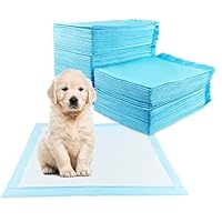 Fousenuk PIPI Matten für Hunde, 100 Stück Trainingspads, Wickelunterlagen Einweg 60X60cm, Einmalunterlagen, Pinkelmatte Training Auslaufsicheres 5-Lagiges Design mit Schnell Trocknender Oberfläche