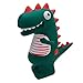 Produktbild jixi Sparschwein Dinosaurier-Piggy Bank Kind Money Bank Shatter Feste Karikatur-Nette-Einsparung-Kasten for Kinder Kinder Jungen-Geschenk Spardose Geschenk (Color : Green)