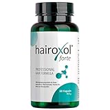 Hairoxol Kapseln | Vitamine für Haare von Frauen + Männer | Nahrungsergänzungsmittel mit Aminosäuren, Pflanzenextrakt, Vitamin B3, Zink | made in Germany (60 Kapseln)