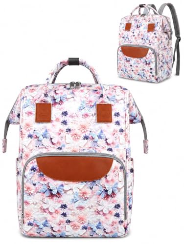 Image of Winnies Diaper Bag Backpack with Secure Front Buckle - Waterproof Maternity Travel Backpack with Large Capacity, Insulated Bottle Holders & Multiple Internal Pockets