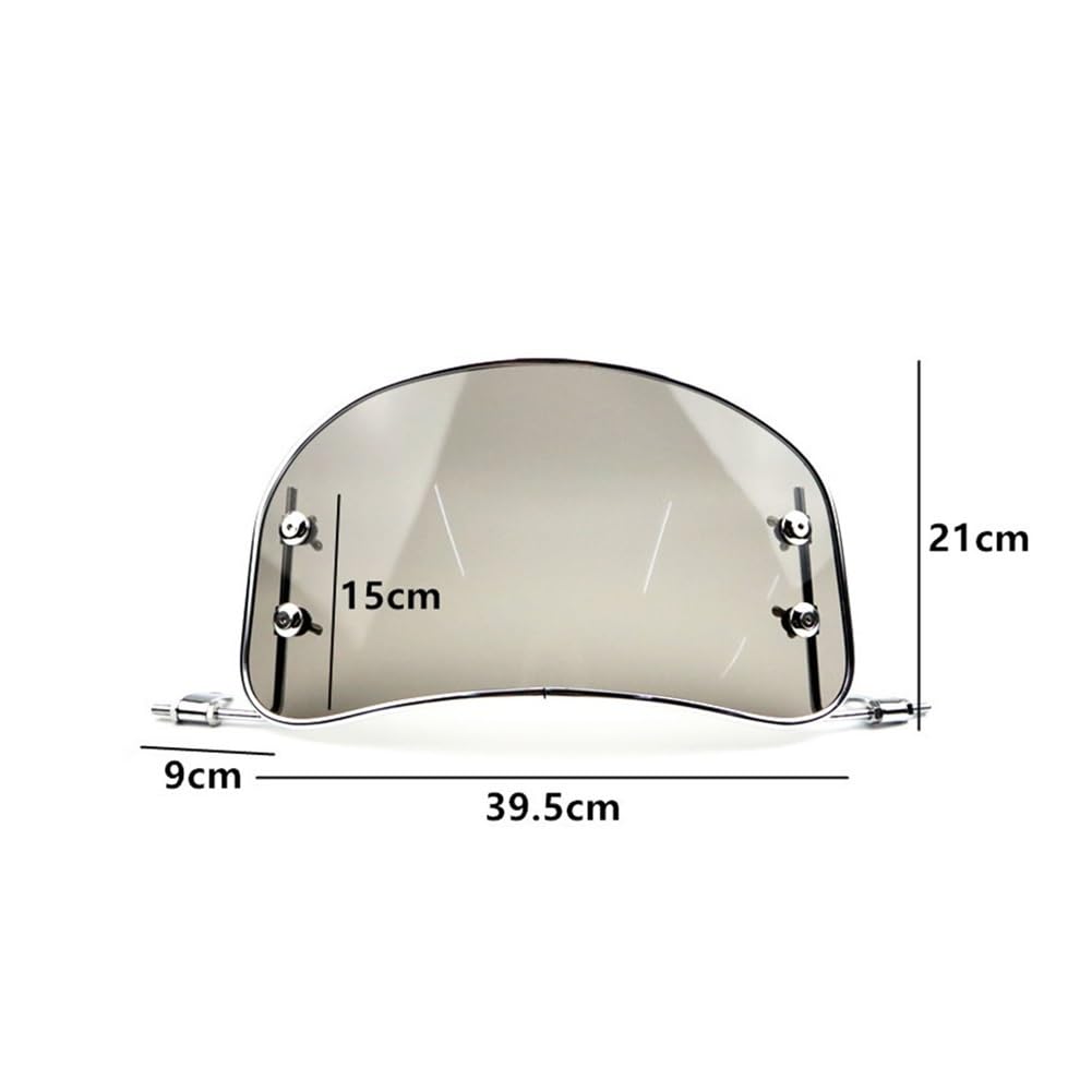 Déflecteur Vent Pare‑Brise Déflecteur De Pare-Brise Moto Universel Accessoires