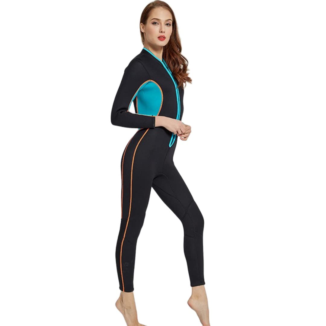 Combinaisons de plongée en néoprène pour femmes et hommes 3 mm Combinaison de plongée intégrale Combinaison de plongée (Couleur : femmes, taille : XXL)