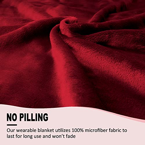 Homelex Oversized Blanket Hoodie With Giant Pockets, Hoodie Blanket Sweatshirt, Wearable Blanket For Men And Women #TOP1