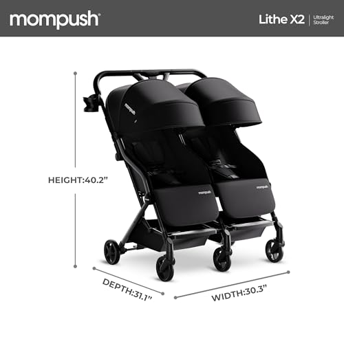 Mompush MP310 Lithe Double Ultralight Stroller thumb #7
