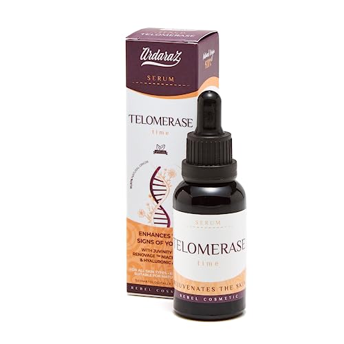 Ardaraz Serum Facial Antiarrugas con Telomerasa y Acido Hialurónico para una piel más firme y suave. Serum Antiedad de 30 ml