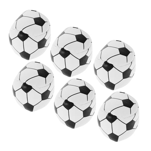 ifundom 6stücke Fußball-wurfspiele Cornhole-säckchen Fußball-sitzsäcken und Cornhole-wurfsäckchen für Outdoor-Spiele und Sensorische Integration