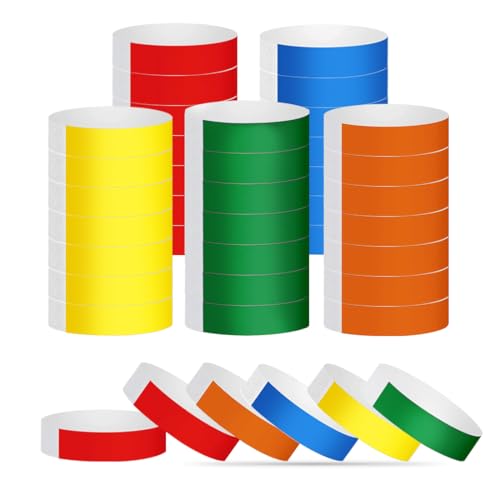 LICQIC 200 Pcs Color Combinations Event Wristbands, Party Wristbands