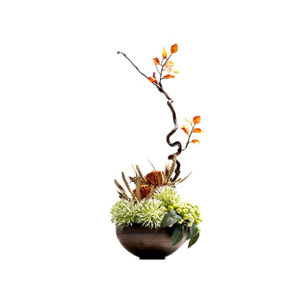 Fleurs Artificielles Fleurs de Table de Restaurant d'hôtel, Simulation de Fleurs séchées, Arrangement Floral d'entrée de Table Basse de Salon Fleurs Artificielles pour L'extérieur