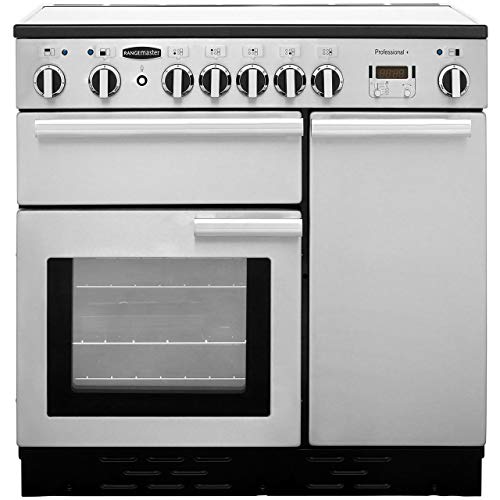 Rangemaster Professional Plus PROP90ECSS/C 90cm Electric Range Cooker with Ceramic Hob in Stylish Stainless Steel