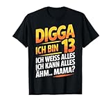 T Shirt 13. Geburtstag Junge Mädchen 13 Jahre Deko
