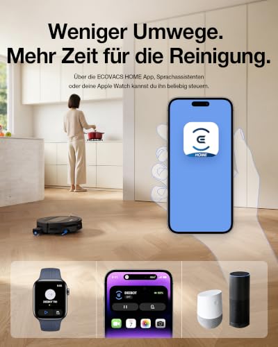ECOVACS DEEBOT T90 MAX PRO Saugroboter mit Wischfunktion, 40.000 Pa BLAST – Ansicht 9