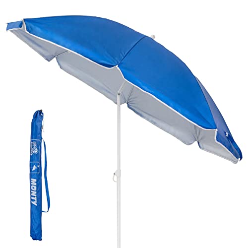 Sombrilla de Playa Ø 200 cm Azul