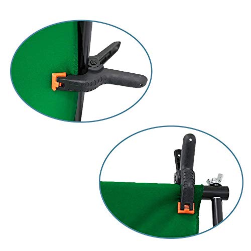 Fundo Verde Chroma Key Tecido 3x5m Completo com Suporte SFI-243 + 4 Grampos