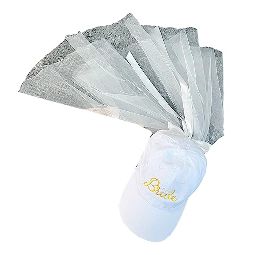 GAOSHA Superbe chapeau de cowboy blanc western avec voile, accessoires photo, nœud français pour photographie de mariage