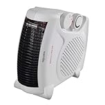 Warmlite Thermo Fan Heater with 2 Heat Settings and Overheat Protection, 2000W, White, WL44001