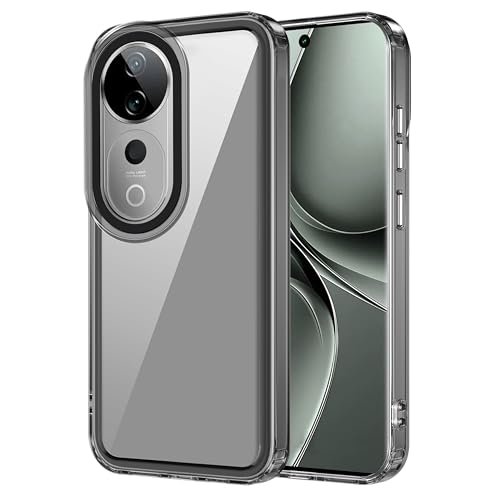 Image of Zapcase Back Case Cover for Vivo T3 Ultra 5G | Compatible for Vivo T3 Ultra 5G Back Cover | Case Cover with Camera Protection | (TPU + PC | Translucent Black)