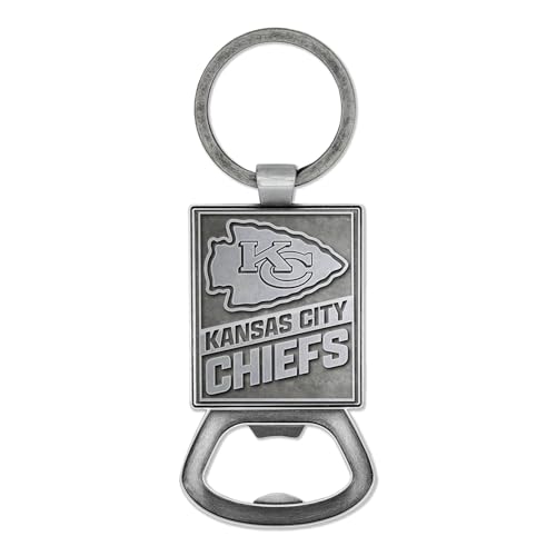 Rico Industries NFL Football Kansas City Chiefs Pewter Style Bottle