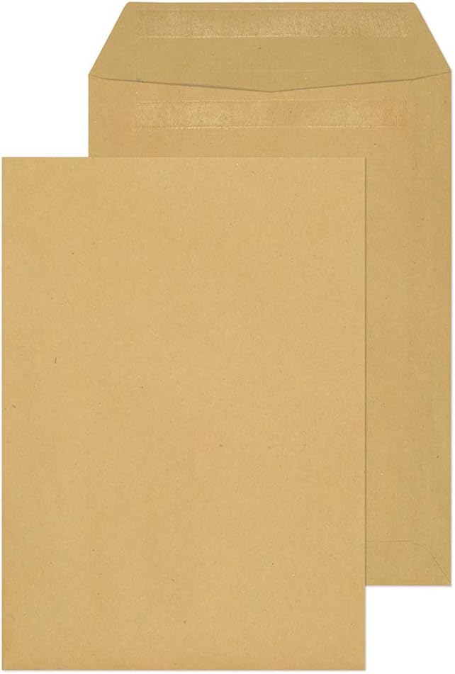 Blake Purely Everyday - Brown Envelopes C5 (229 x 162 mm) - Pack of 50 - Thickness 80GSM - Self Seal Envelope 9 x 6.4 Inches - Manilla Envelopes Letter Size - Stationery Supplies (13885/50 PR)