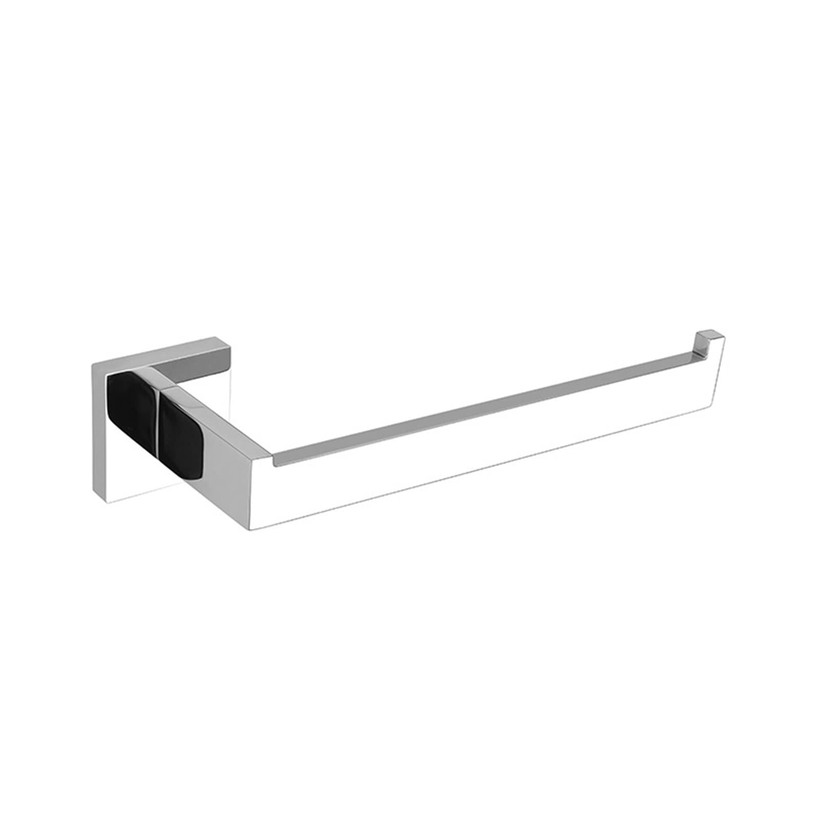 Barre porte-serviettes carrée inox support mural torchon cuisine
