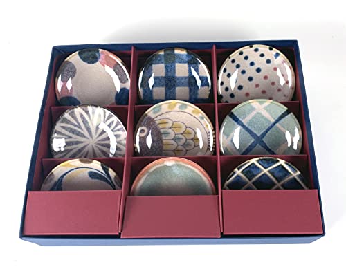 Japanbargain 4700, Japanese Dish Set Porcelain Appetizer Plates Soy Sauce Dipping Dishes For Sushi Gift Set, Made In Japan #TOP2
