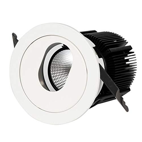 Spot LED rond 10W éclairage blanc pour garage et bureau TQHGM