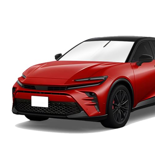 CARTIST クラウン 35系 フロントサンシェード クラウン クロスオーバー CROWN 16代目 2022年～現行 サンライン サンセット サンフィア フロントガラス サンシェード シェードカーテン マルチサンシェード 遮光性よい シェード 日よけ 車種専用 UVカット 車中泊 カスタムパーツ インテリア 内装パーツ 取付簡単 収納袋付