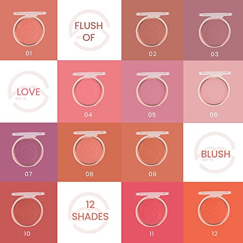 MARS Flush of Love Face Blusher | Highly Pigmented & Easy to Blend | Lightweight & Natural Finish (8.0 gm) (Shade-05) - Image 5