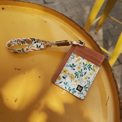 Image of Credit Card Holder Wallet for Women Slim Minimalist Wallet RFID Blocking Leather Wallets Elastic Front Pocket Wallet for Women