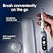 Oral-B iO9 Electric Toothbrushes For Adults, App Connected Handle, 1 Toothbrush Head, Charging Travel Case and Magnetic Pouch, 7 Modes, 2 Pin Plug, Special Edition