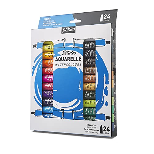 Pebeo - Watercolour Studio - Set Di Colori Ad Acquerello Di Alta Qualità Per Artisti Professionisti E Dilettanti - 7