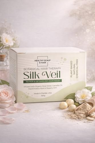 Healthy Scalp & Hair Silk Veil Botanical Hair Mask, Deep